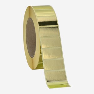 Label 69x25mm, gold, gold foil