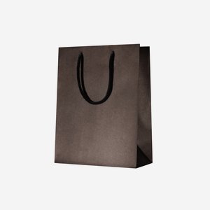 Gift carrier bag, black, 225/110/295