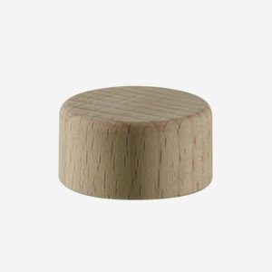 Wooden-Alu-Screw cap GPI 22, natural