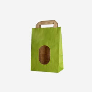 Potato carrier bag 1kg, light green, neutral