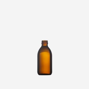Medicine bottle 250ml, brown, mouth: PP28