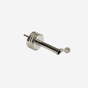 Stainless steel pourer with screw cap 31,5mm
