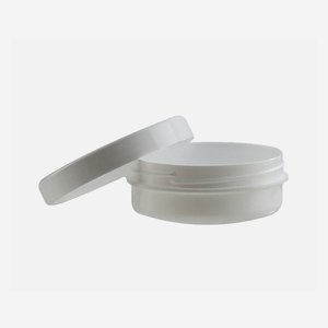 Salve jar 12ml, white, including screw cap