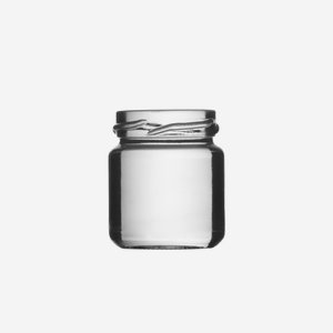 Cylindrical Jar 53ml, white, wide mouth: TO 43
