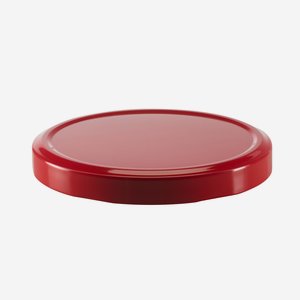 Twist Off Cap, ø100mm, red