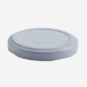 Twist Off Cap, ø58mm, white, with vacuum indicator