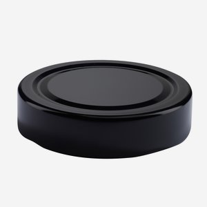 Twist Off Cap, ø70mm, extra DEEP, black, C864