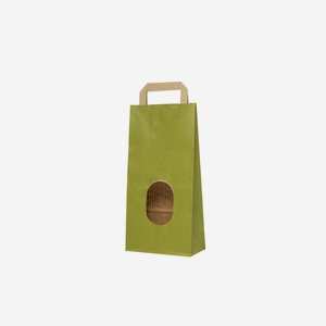 Potato carrier bag 2kg, light green, neutral