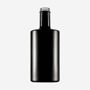 Viva bottle 700ml, black matte coated, GPI33