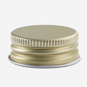 Aluminium screw cap 31,5mm, gold