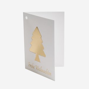 gift tag "tree" HP gold