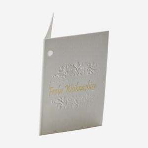 gift tag "ornament" relief