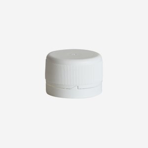 Plastic screw cap PP 28, white