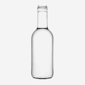 Bordeaux juice bottle 250ml, white, mouth: MCA28
