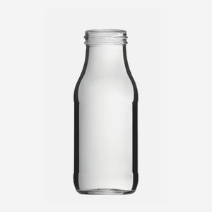 Dressing bottle 263ml, white, wide mouth: TO 43