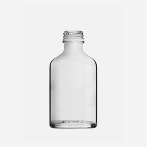 Flask 20ml, white, mouth: PP18
