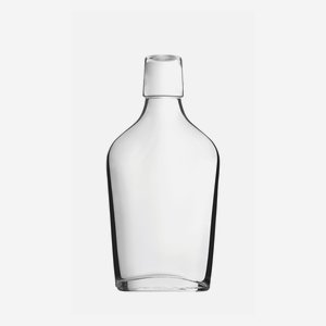 Flask 200ml, white,  finish: Swing top