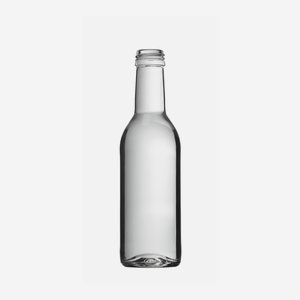 Juice bottle 250ml, white, finish: MCA28
