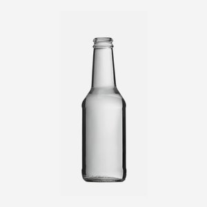 Juice bottle 250ml, white,  finish: CC