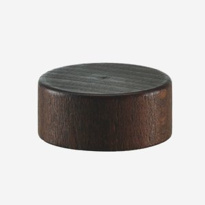 Wooden-Alu-Screw cap GPI 33, brown-stained