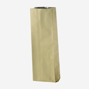Vacuum coffee bag 250g, gold, without valve