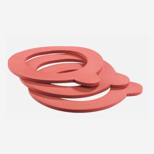 Replacement rubber ring Ø 52 x 80 mm, red