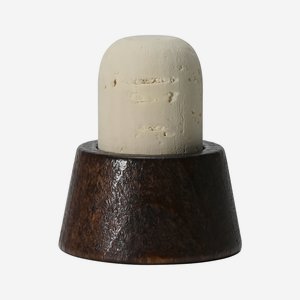 Cork stopper brown stained "Elvis", ø20mm