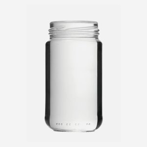 Screw jar 212ml, white, mouth: TO53