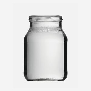 Yogurt Jar 500ml, white, wide mouth: TO 70