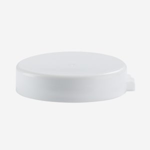 Milk lid, white