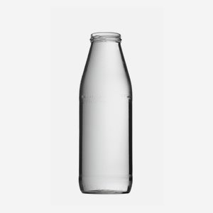 Juice bottle 1000ml, white,widemouth: Twist Off 53