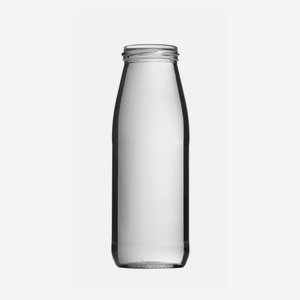 Juice bottle 500ml, white,wide mouth: Twist Off 53