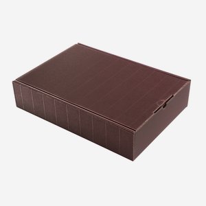 Present cardboard box eCo-wave, red