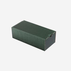 Present cardboard box eCo-wave, green