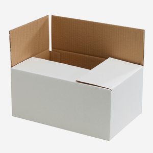 Packaging cardboard box for 6x 0,75l wine bottle