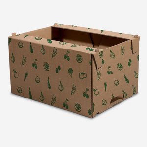 Harvest cardboard box 10kg, stackable