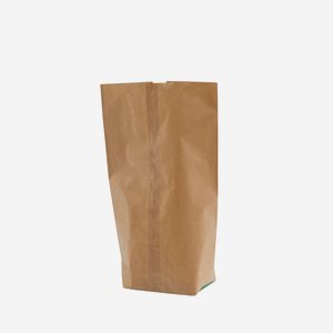 Cross bottom bag 1,5 kg, brown natural