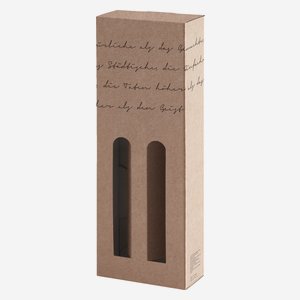 Gift cardboard "Lyrik", 2x 0,2l schnapps bottle