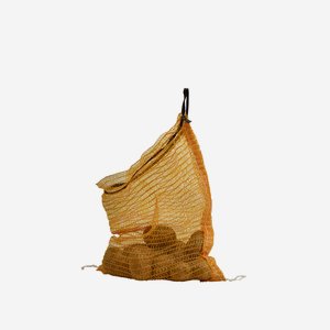 Net sack yellow 5kg with drawstring, neutral
