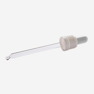 Screw cap GL18 with a glass pipette