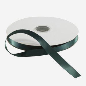 Satin ribbon, green suitable for hot-foil stamping