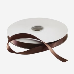 Satin ribbon brown, suitable for hot-foil stamping