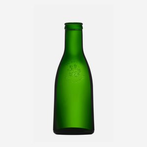 Oil bottle, green glass, styrian emblem, 250ml