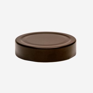 Twist Off Cap, ø70mm,  extra DEEP, brown-matte