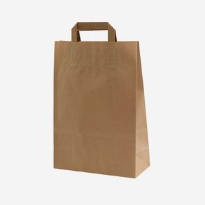 Carrier bag, brown, 250/110/360