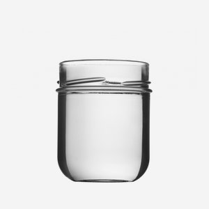  VITA Screw jar 225ml, white, mouth: TO70De