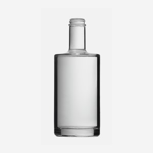 Viva bottle 700ml, white, mouth: GPI33