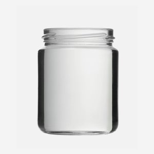 Screw jar 275ml, white, mouth: TO66