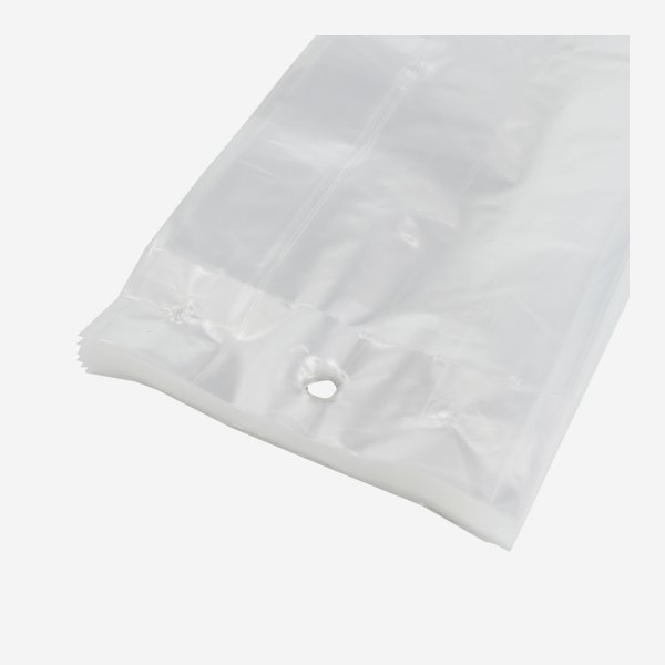 PE-side gusset bag 0,5kg, L100 x W50 x H270mm