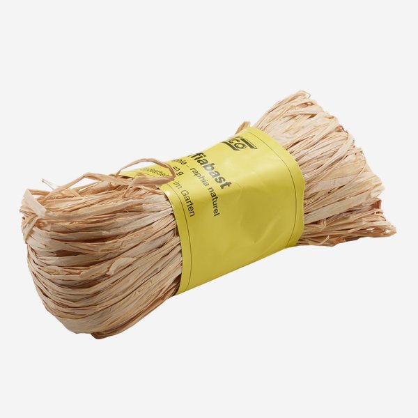 Raffia ribbon 50gr, natural look